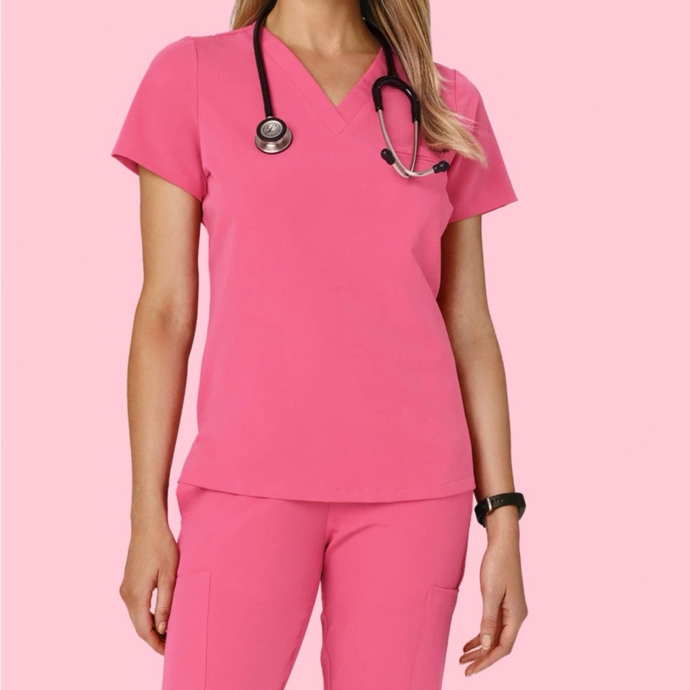Mandala Scrubs Set Pink (Bubblegum)